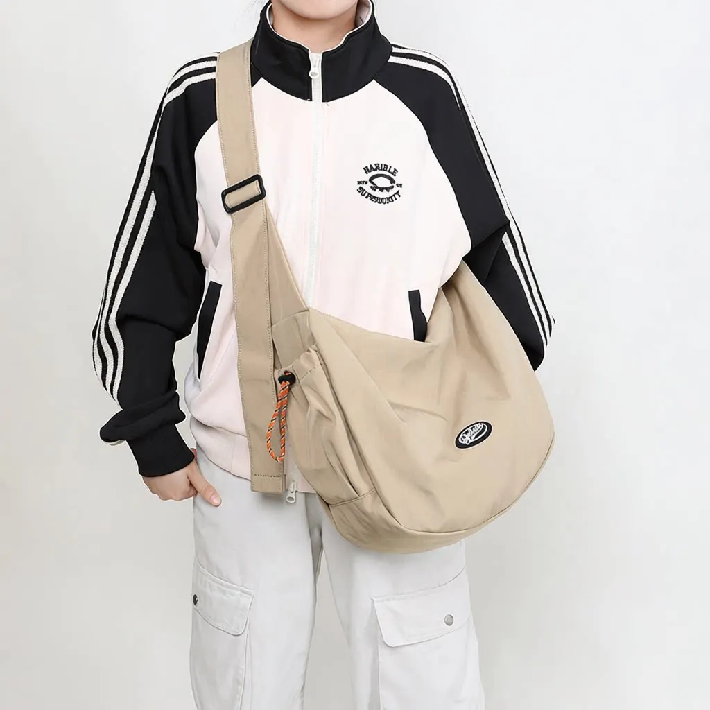trendy-new-nylon-dumpling-bag-unisex-large-capacity-commuter-crossbody-bag-soft-shoulder-bag-for-daily-use-with-internal-pockets