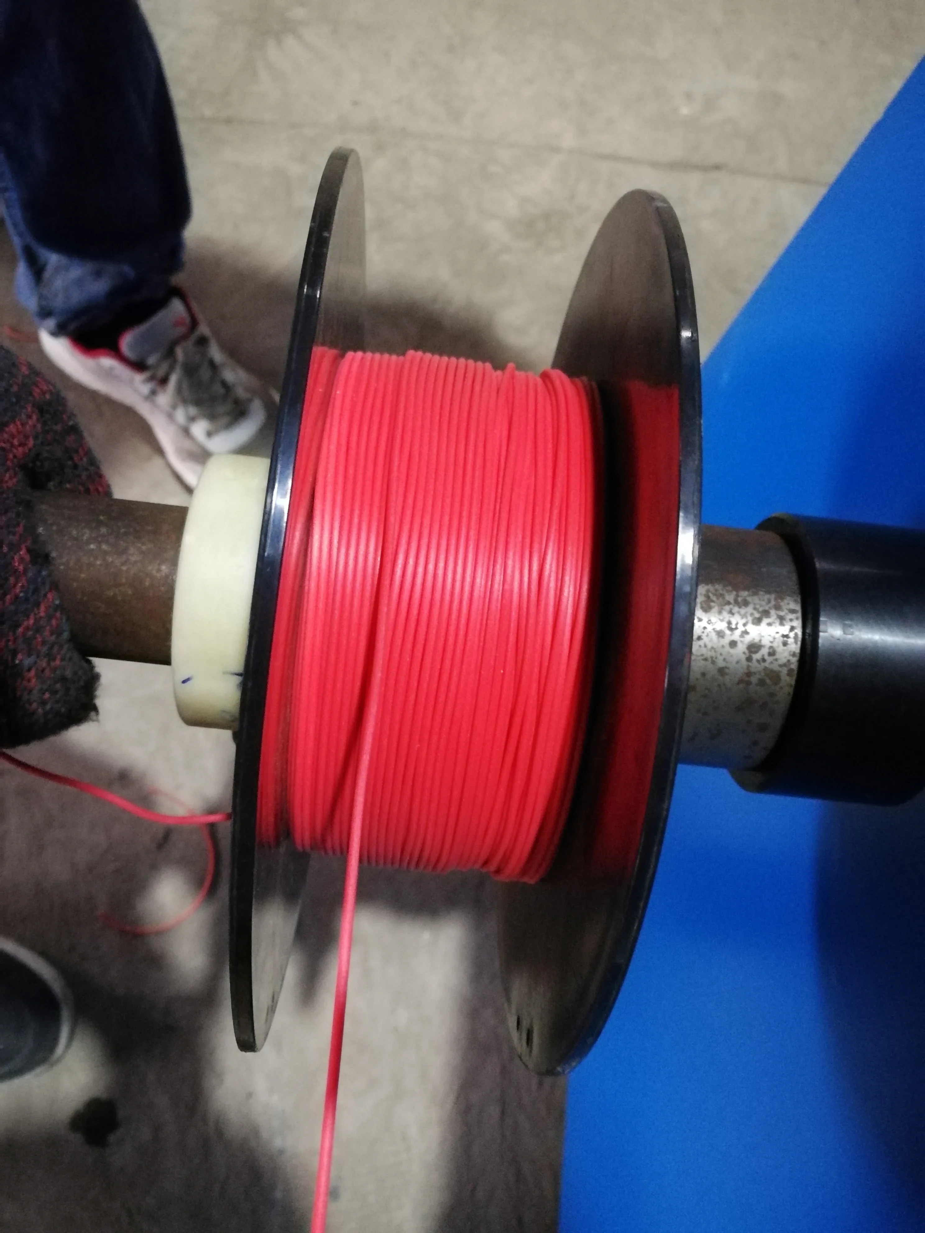 China 400mm Wire Take Up Winder Machine Take Up Pay Off Cable Machine Cable Take Up Machine