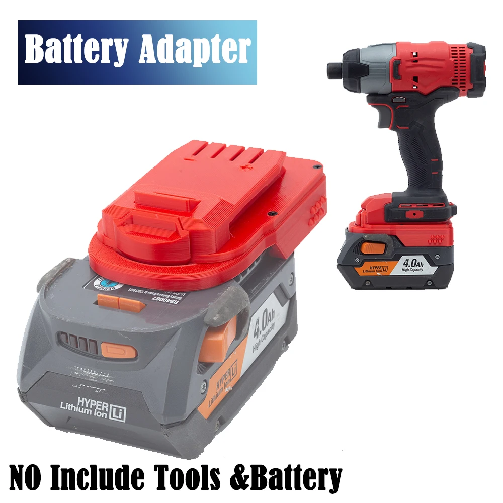 Battery Adapter Converter for Ridgid AEG 18V Li-ion Battery to Craftsman 20V Power Cordless Tool (Battery not included)