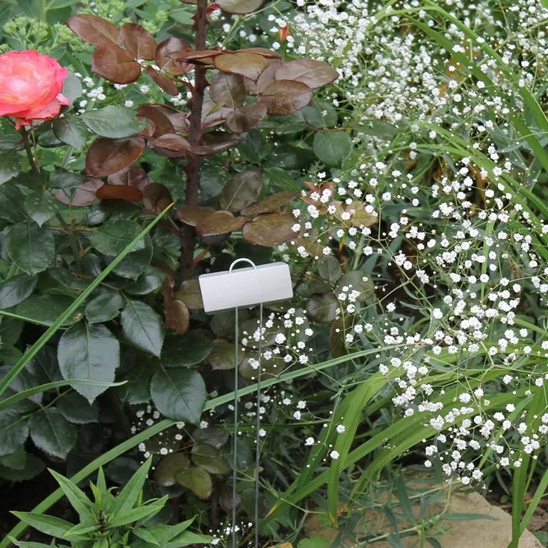 25 confezioni di etichette per piante in metallo, segni di piante in vaso di fiori da giardino, segno di piante impermeabili