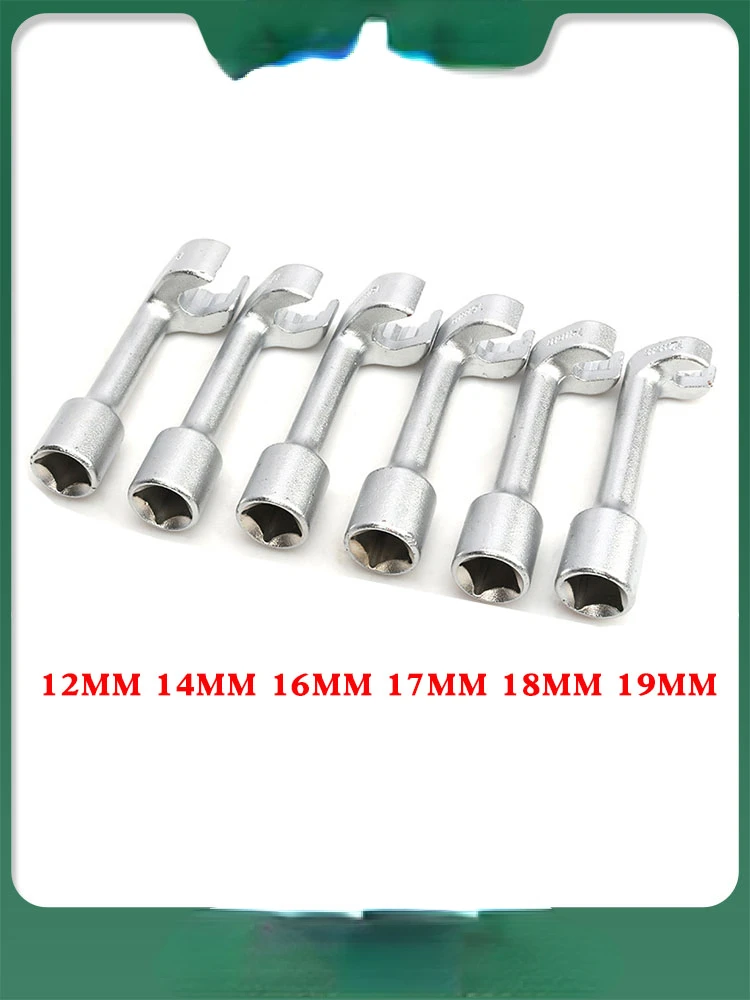 Disassembly High-Pressure Oil Pipe Open Socket Wrench Injector Nozzle Disassembly Tubing Wrench Oil Pump Tool