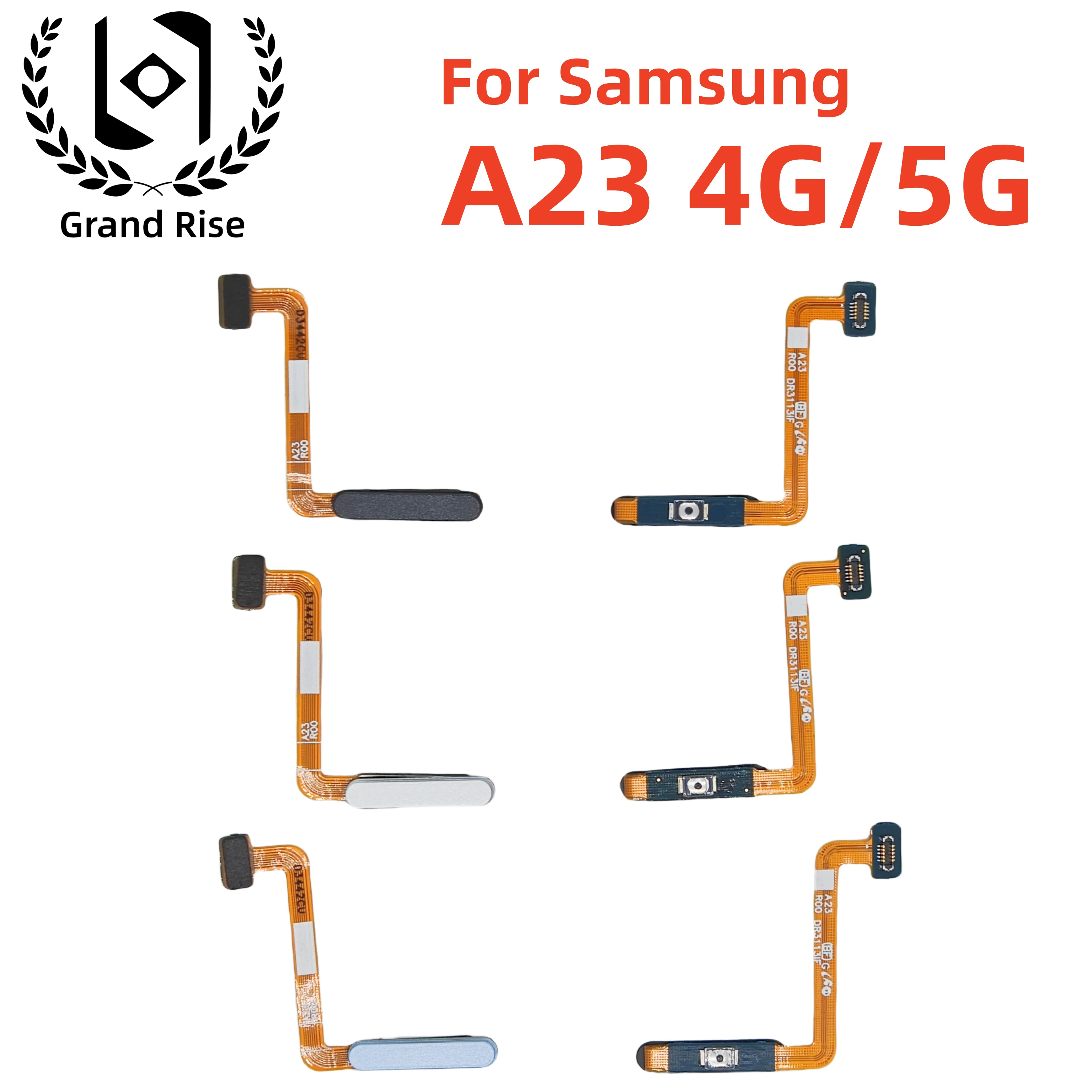 Back Button Touch ID Finger Scanner Fingerprint Sensor Flex Cable For Samsung Galaxy A23 4G 5G A235F A236B A236U