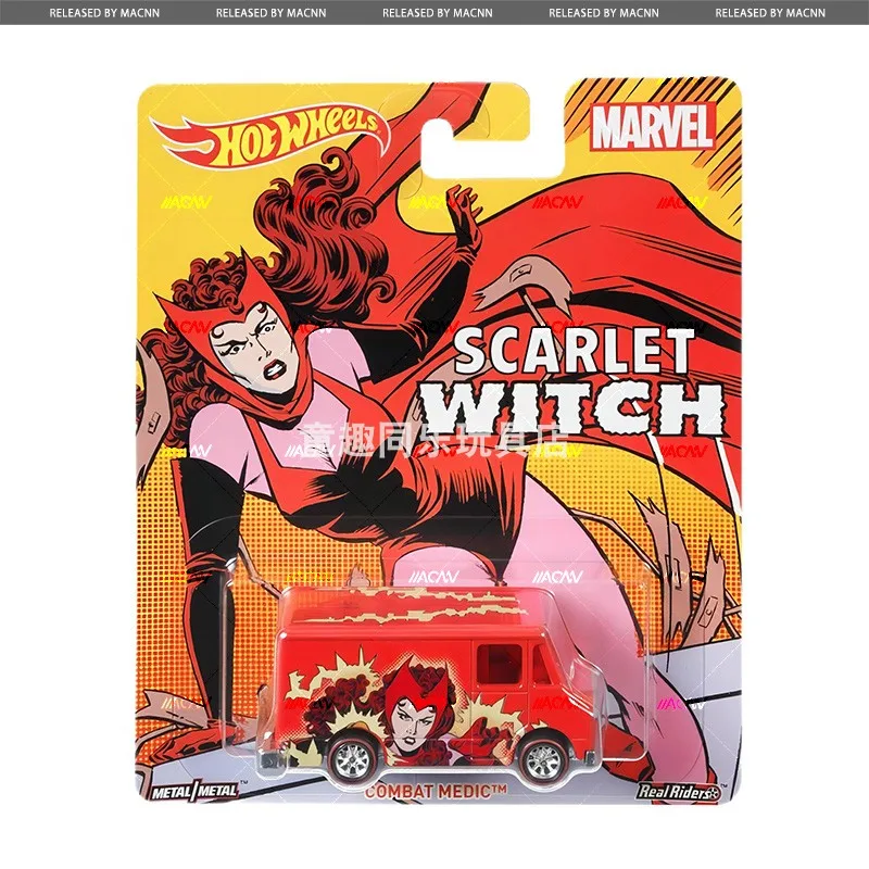 Stock-Hot Wheels Vintage Culture de divertissement Ant-Man Hulk édition féminine modèle de voiture en alliage petit jouet de véhicule T1 populaire