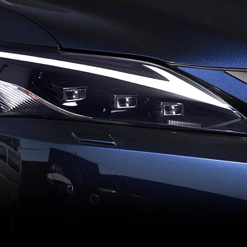 

Для Lexus CT200 2014-2022: Обновленные фары с эффектом запуска, светодиодные, 3-линзовые, автомобильные аксессуары