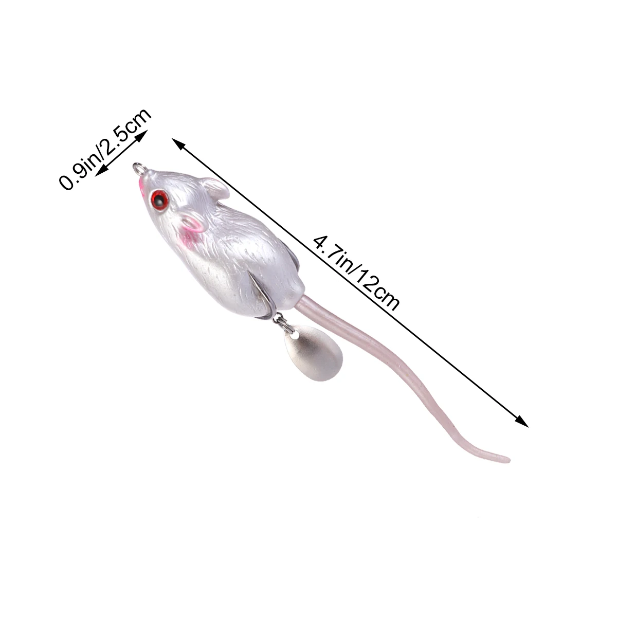 

Bionic Lure Fishing Lures Freshwater Topwater Fake Rat for Kit Mouse Simulation Bait