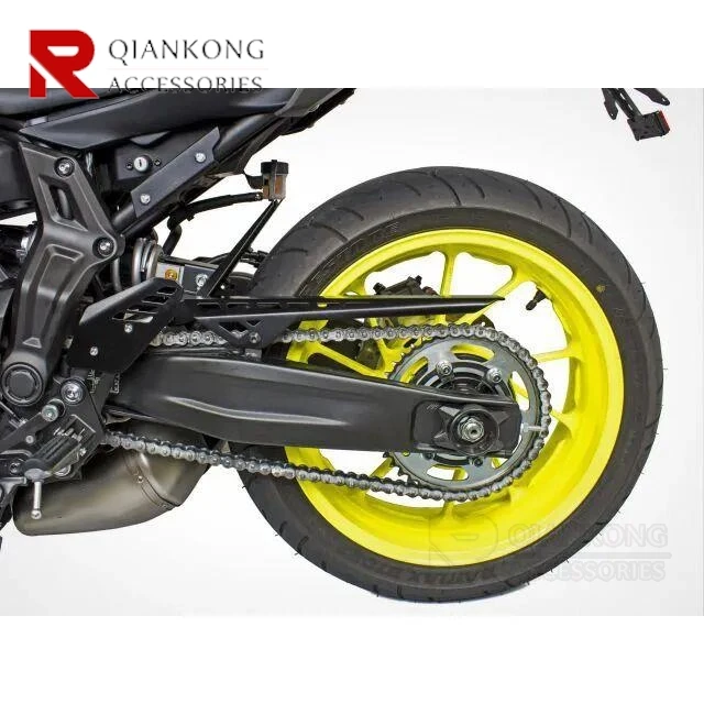 Motorcycle Rear Fender Mudguard with Chain Guard Protector For Yamaha MT-07 MT07 MT 07 2013-2024 Tracer 7 GT XSR700 YZF R7 2025