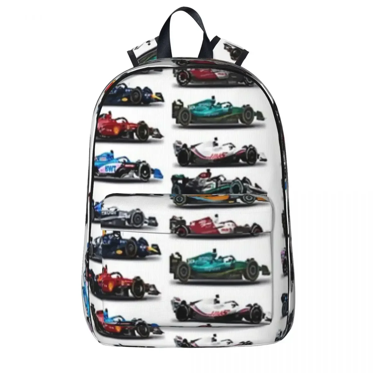 F1 All Cars 2022 Backpack Casual Student School Bag Laptop Rucksack Travel Rucksack Large Capacity Bookbag