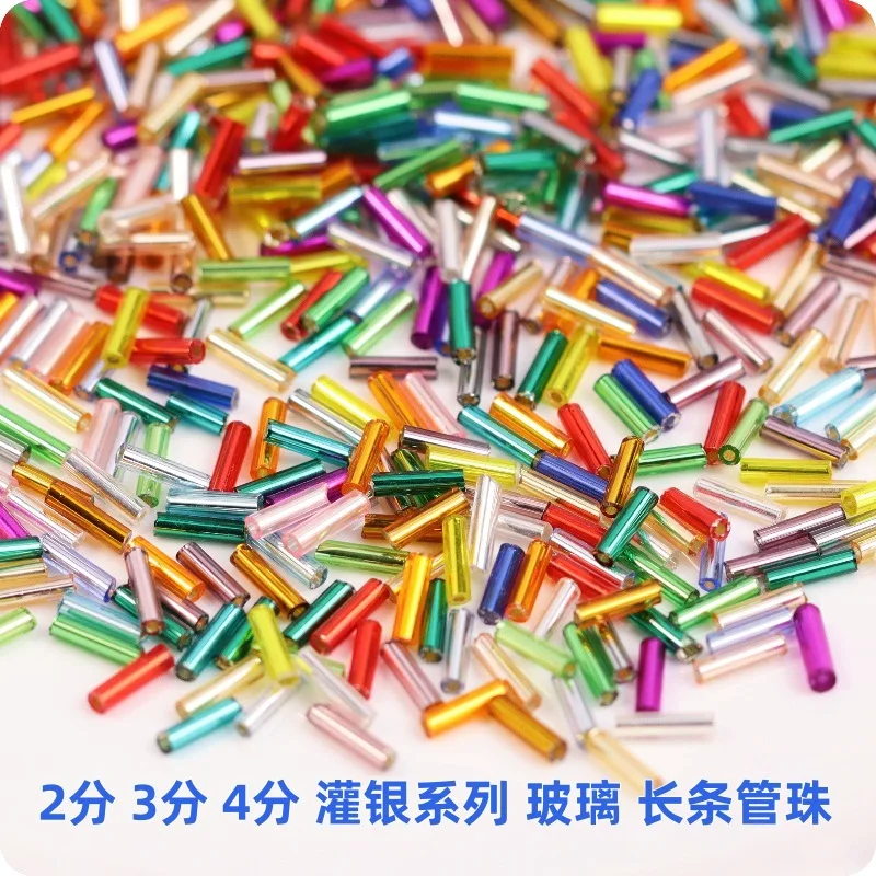 2x4/6/9mm Farbkern-Glasrohre für Handarbeiten, DIY, lose Perlen – Detail 7