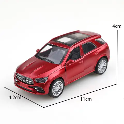 (bagged)1:43 Benz GLE Car, Alloy Model Car, Simulated SUV off-road vehicle, children's alloy car, boy's toy model, car ornaments