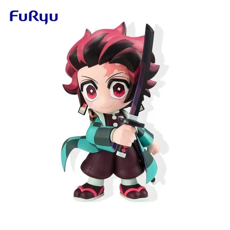 

Original FuRyu TOONIZE Demon Slayer Kamado Tanjirou Q Version PVC Anime Figure Action Figures Model Toys