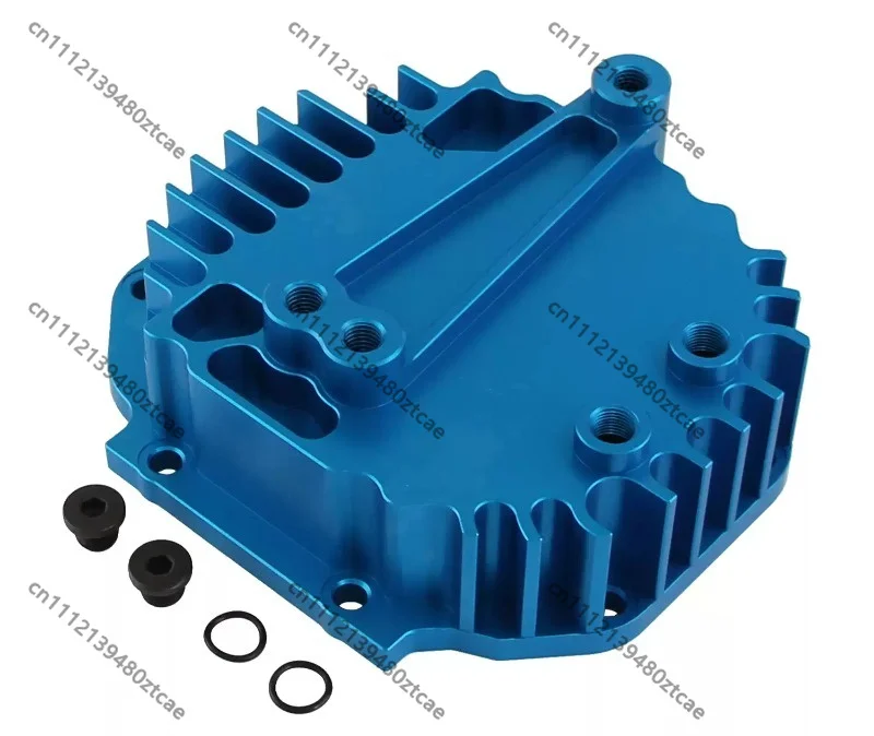 Automotive Alloy Rear Differential Protector Cover, Rear‑End Axle Differential Housing Lid, Vehicle Aftermarket Modified