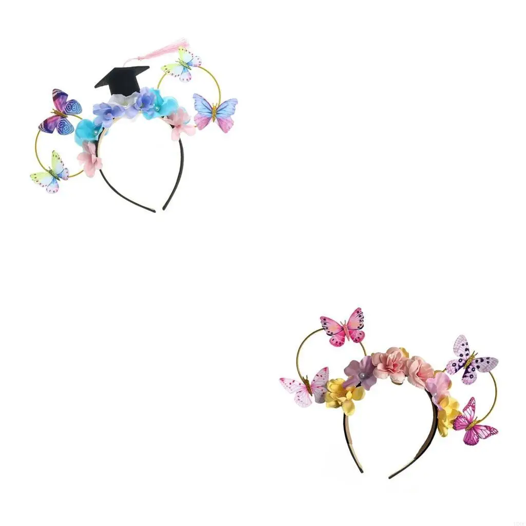 

Colorful Flower Headbands For Kids Suitable For Various Event Graduation Party Y166
