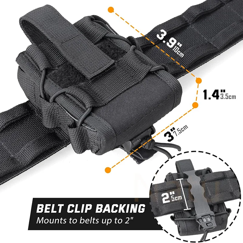Tactical Molle Handcuff Holster Pouch for Duty Belt Case Fit Asp Hinged /Chain/ Folding Rigid Handcuff Holder Police Accessories