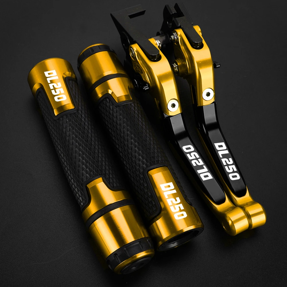 

FOR SUZUKI DL250 DL 250 V-STROM 2017 2018 2019 2020 2022 2023 2024 2025 Motorcycle CNC Brake Clutch Levers Handlebar Hand Grips