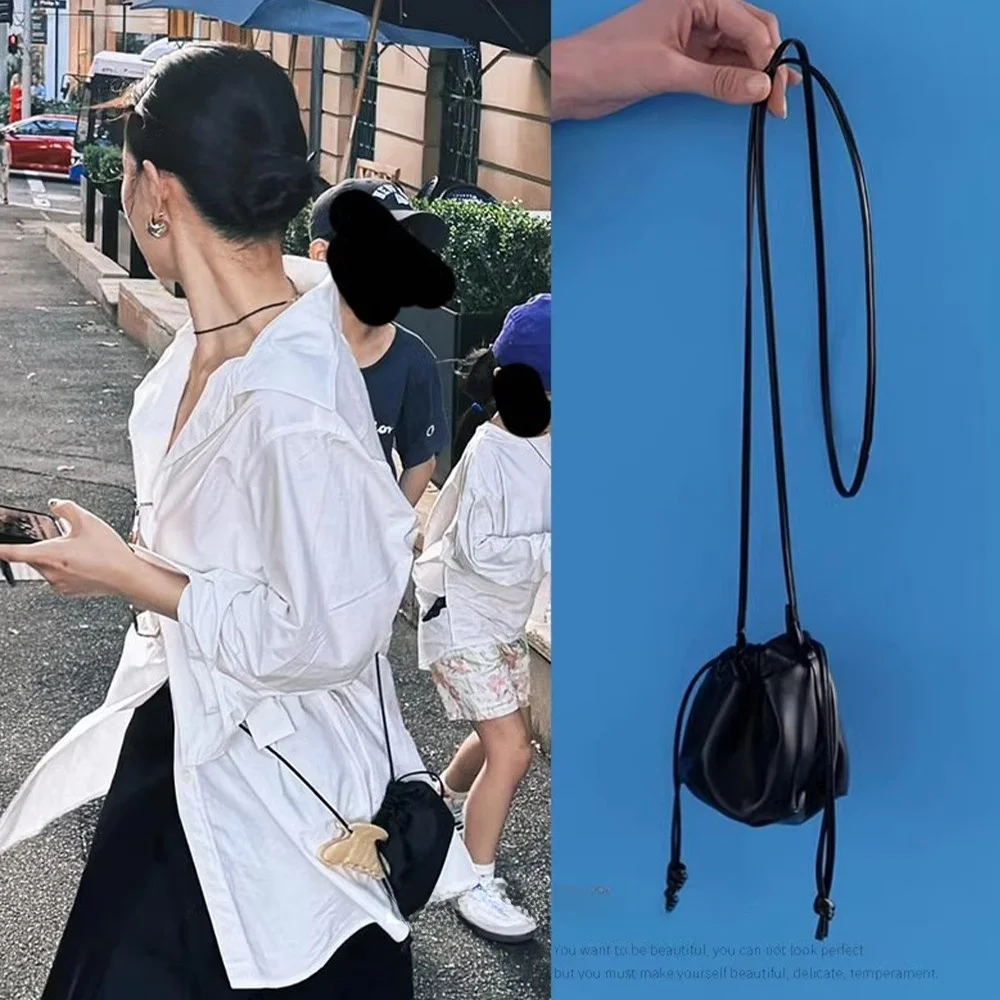 

Сумка-кошелек Londoflat Suower Buet, подвесная, в корейском стиле, женская сумка из мягкой искусственной кожи, круглая, в форме буквы U