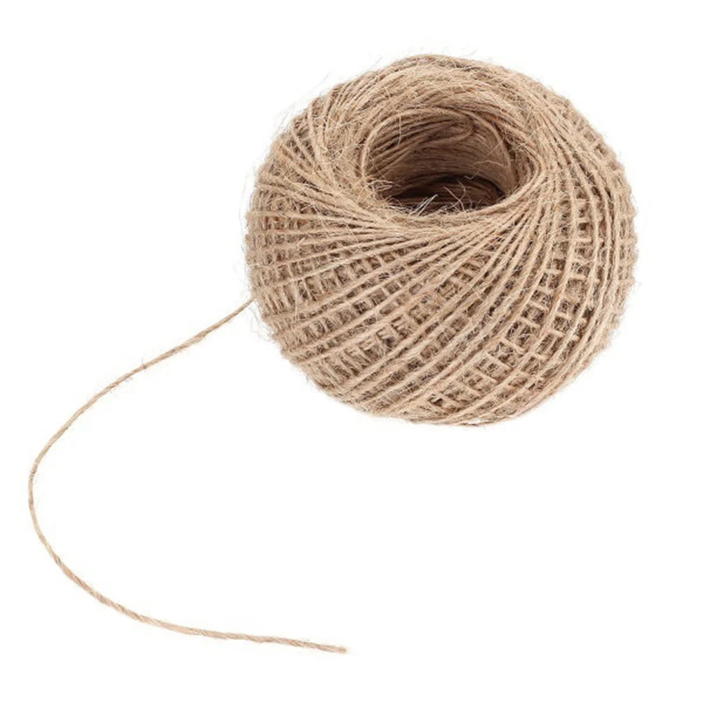 

DIY Jute Natural Twine String For Arts Natural Jute Rope Fiber Twine String Craft Project Party Wedding Home Decoration Gift