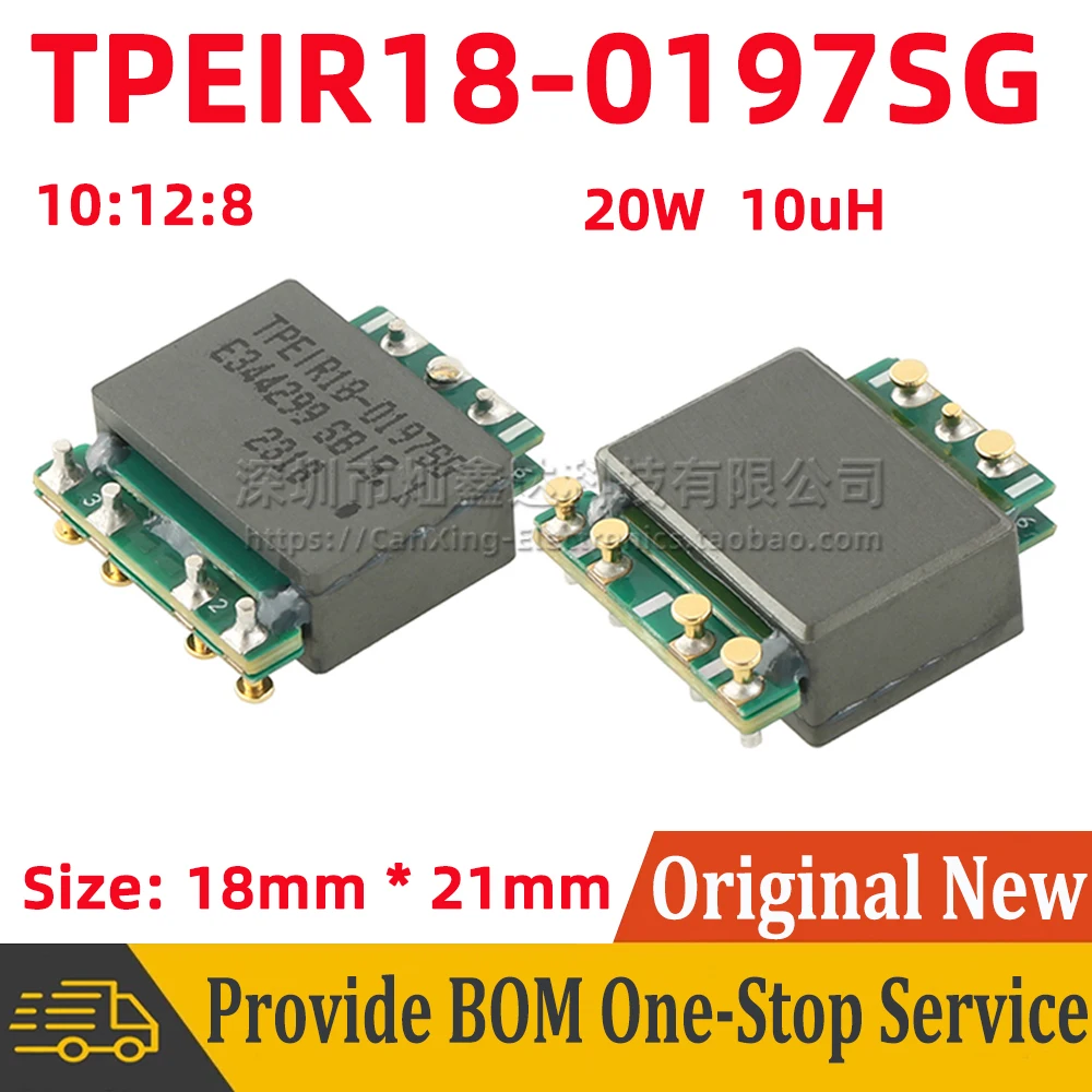 SMD TPEIR18-0197SG 20W 10uH High Frequency Transformer Turns Ratio 10:12:8 10V 2A