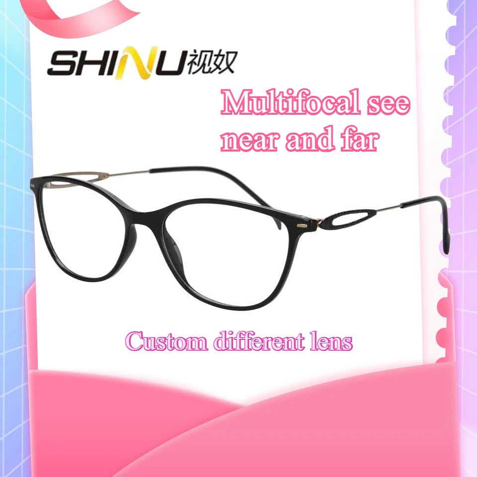 

SHINU брендовые новые модные очки с защитой от синего луча, женские деловые очки, противоусталостные компьютерные очки, очки по рецепту