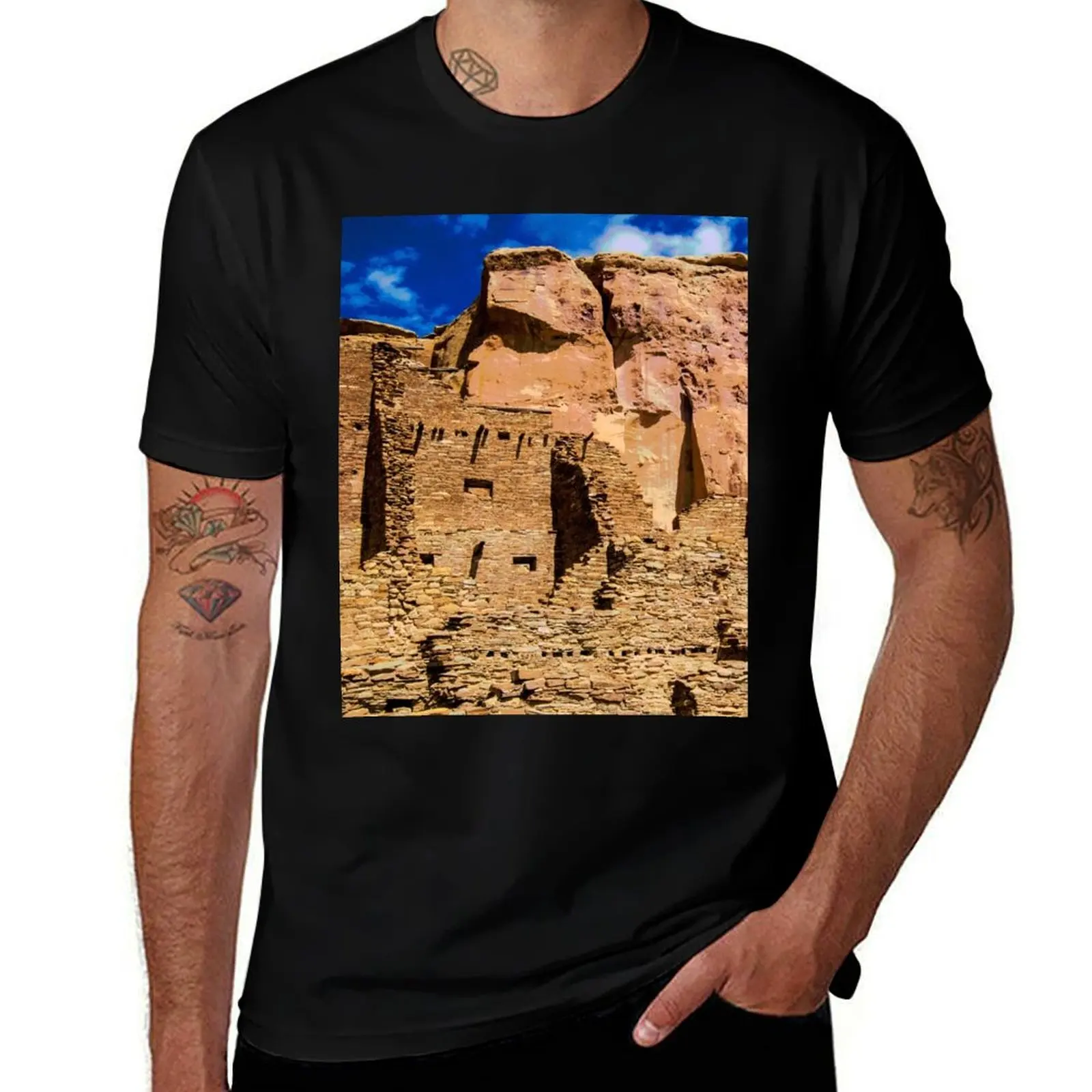 Chaco Canyon, N.M. Ruins T-Shirt vintage graphic tee vintage t shirts graphic t shirt vintage man t shirt mens plain shirts