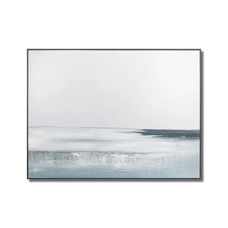 

Home Decor 3D Texture Artwork Abstract Seascape Hand Painted Oil Painting Large Custom Framed Canvas Wall Art