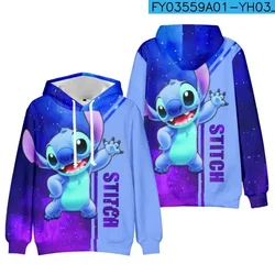 Children's Stitch Sweatshirt Stitch Clothing Boys Girls Long Sleeve Stitch Pullover Toddler Sweater Autumn Teen Hoodie Clothes