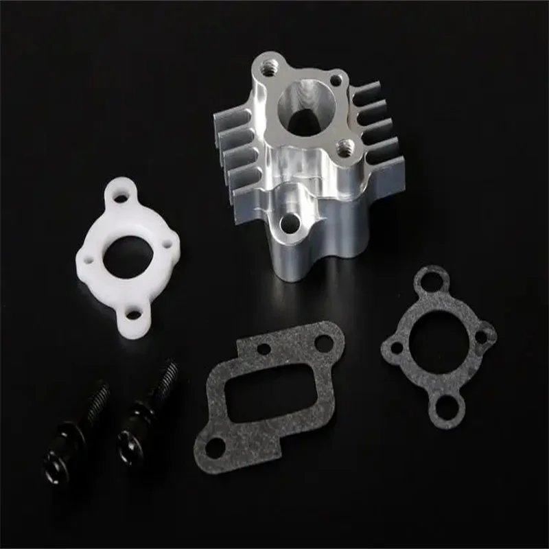 CNC aluminum intake manifold carburetor mount fit 32cc 36cc 45cc engine ZENOAH CY for HPI KM Rovan Baja 5B 5T LOSI 5IVE-T DBXL