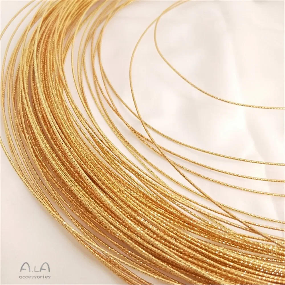 

Batch wire copper plating 18K true gold molding wire Copper wire twist hard wire DIY manual winding jewelry material