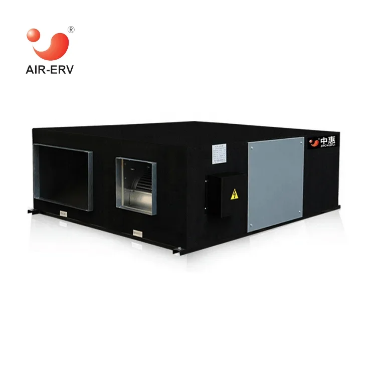 Ventilation System Humidity Control Heat Recovery Ventilator For Office Basement Smoke Room Home With Filter