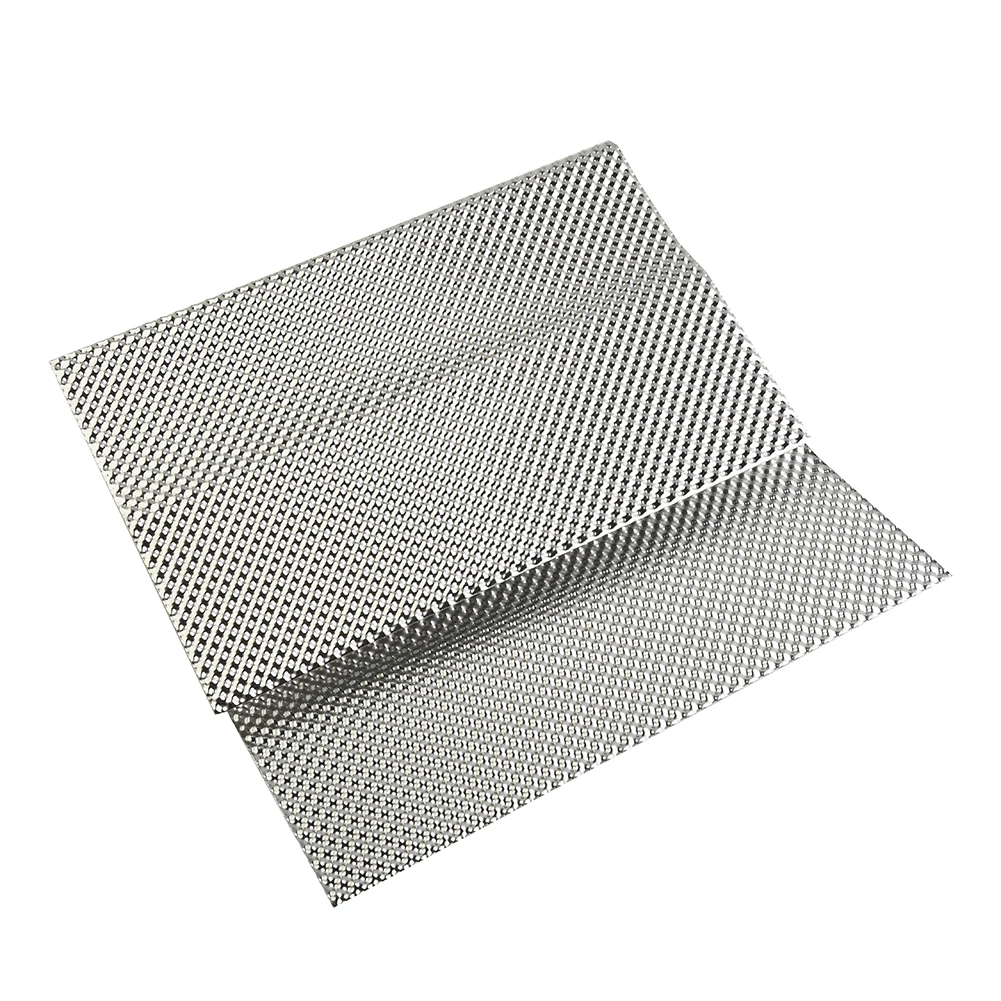 300X500 мм теплозащитный экран выхлопного коллектора с тиснением 20 "x 28" алюминиевый тепловой экран турбоколлектор выхлопные детали мотоцикла