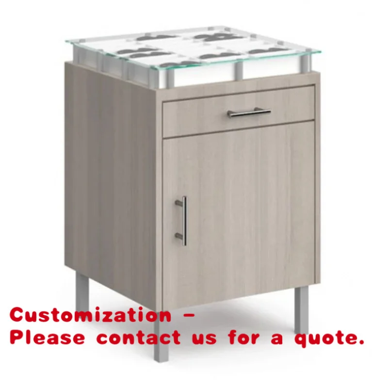 custom.Artworld Displays Optical Store Design Lockable Drawer Storage Table Metal Sunglasses Display Shelves Glass Eyewear Cabin