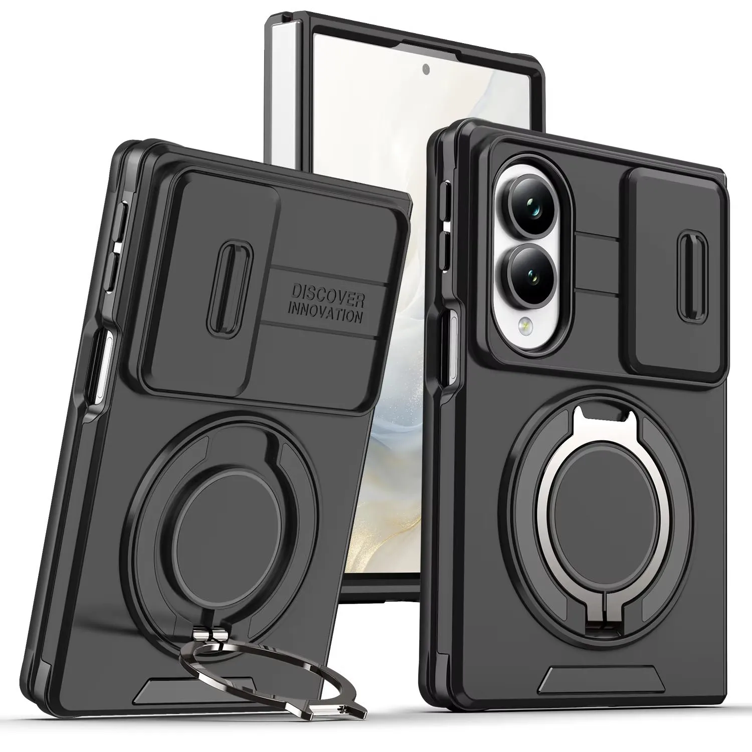 Image of 360° drehbare Halterung, faltbare magnetische Handyhülle, für Samsung Galaxy Z Fold8 Wide 7, sturzsichere und stoßfeste Schutzhülle