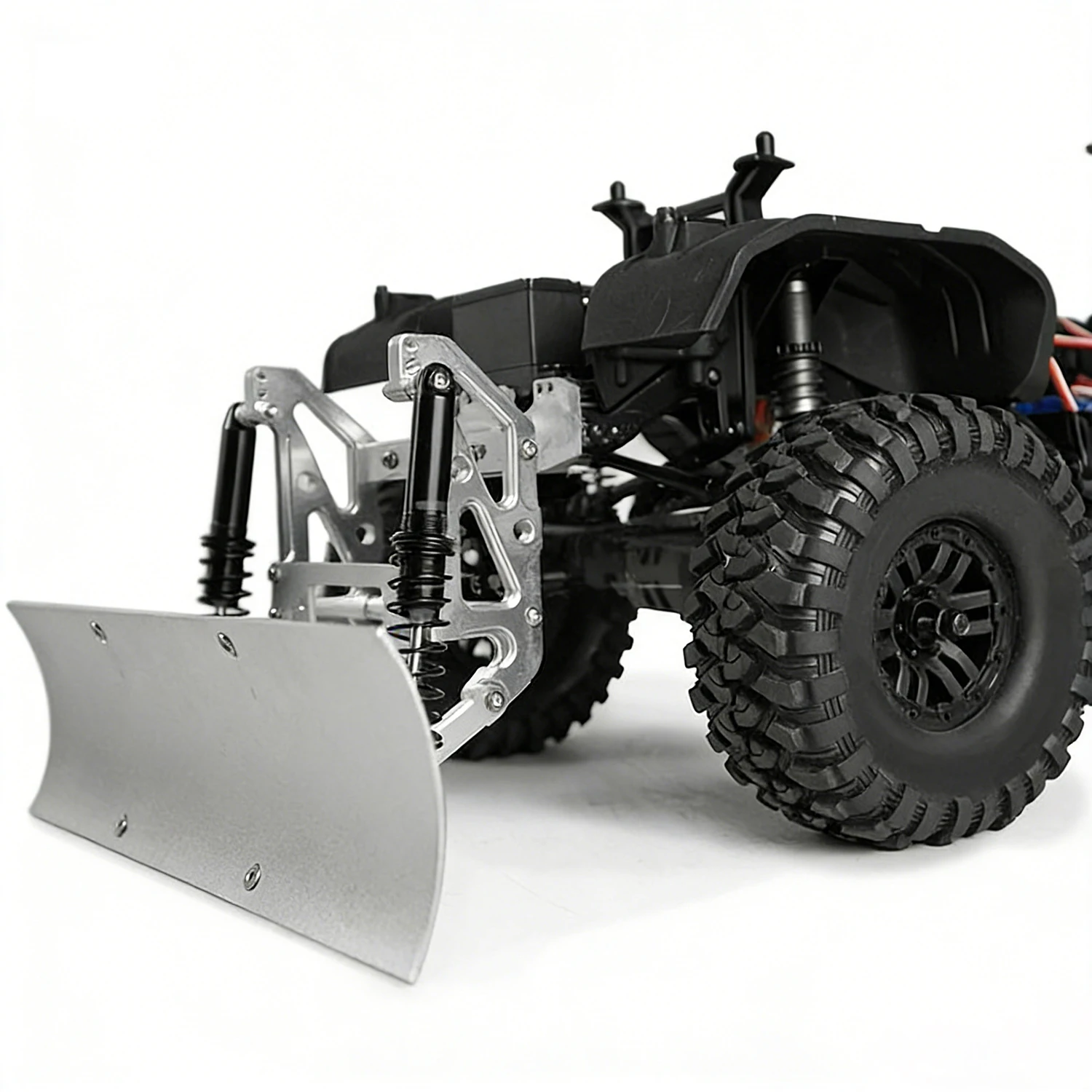 

Масштаб 1/10, металлический снежный плуг с электрическим управлением, модель для скалолазания, имитация автомобиля, лезвие для снежного плука, инструмент, радиоуправляемая модификация, обновленные детали