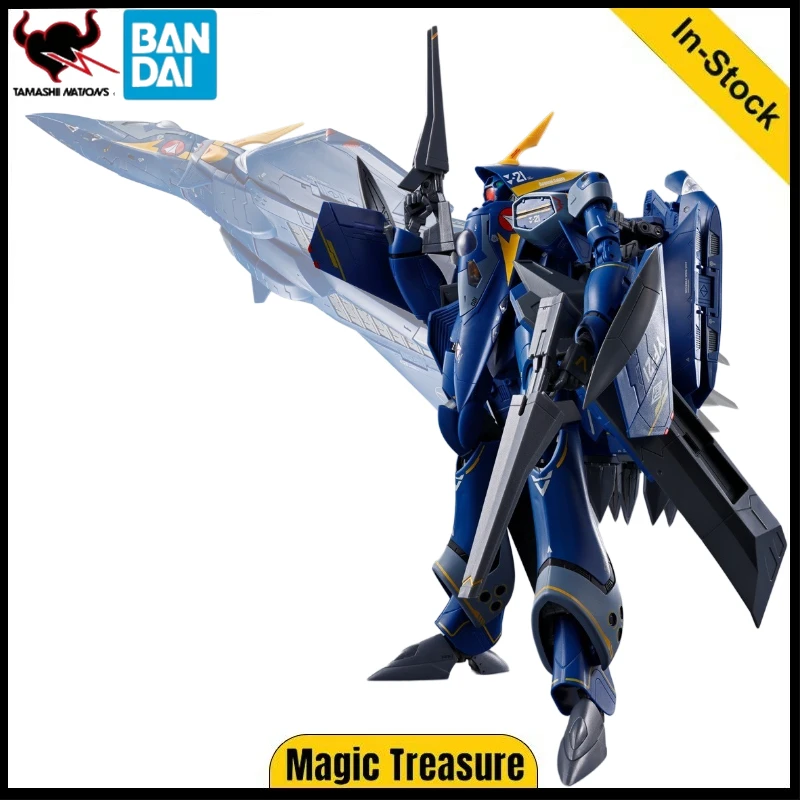 

【In Stock】Original Bandai DX Super Alloy Macross PLUS YF-21 (Calder Govan Bowen Special Machine) Finished Mecha Model 28cm