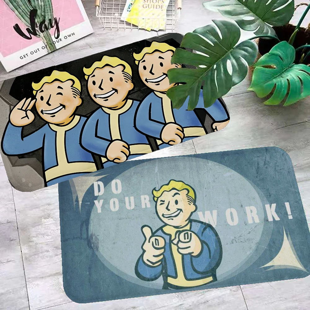 F-Fallout Floor Mat Nordic Style Home Doormat Bathroom-Toilet Mats Bedroom Hotel Decor Mat