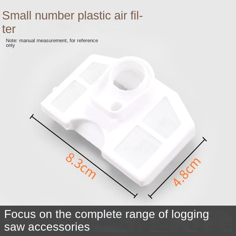 Imagem -02 - Filtro de ar para Serra de Corrente Acessórios de Plástico Corte de Madeira Motosserra a Gasolina Filtro de ar de Papel