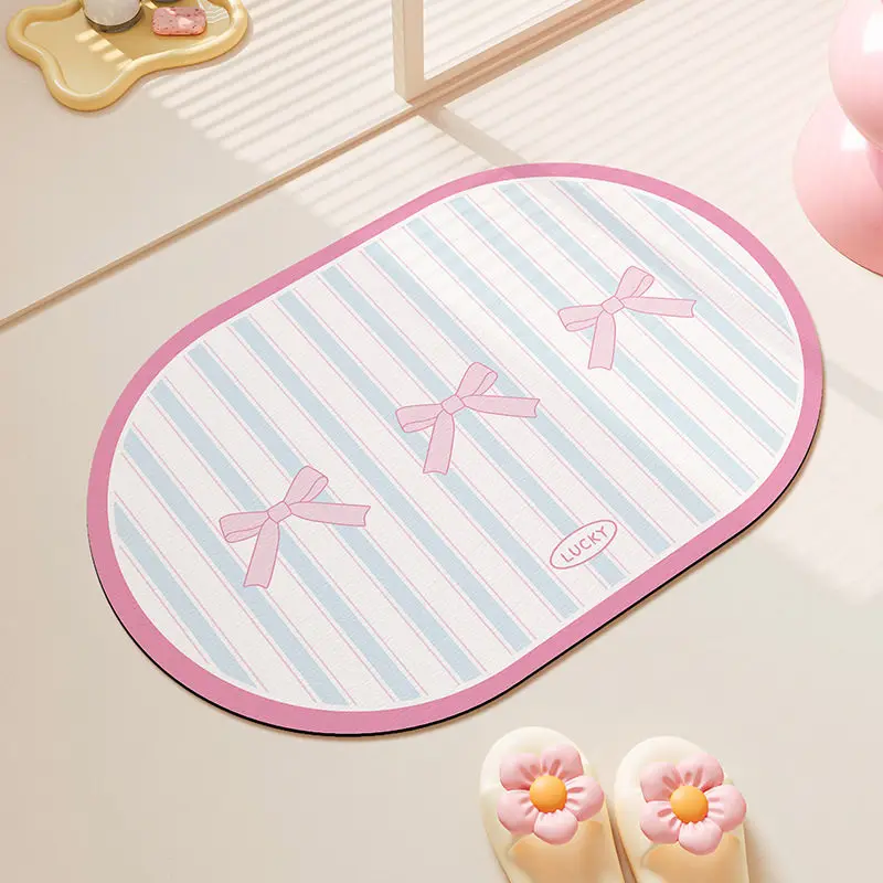 Bathroom absorbent diatom mud toilet  doormat toilet toilet floor mat toilet carpet