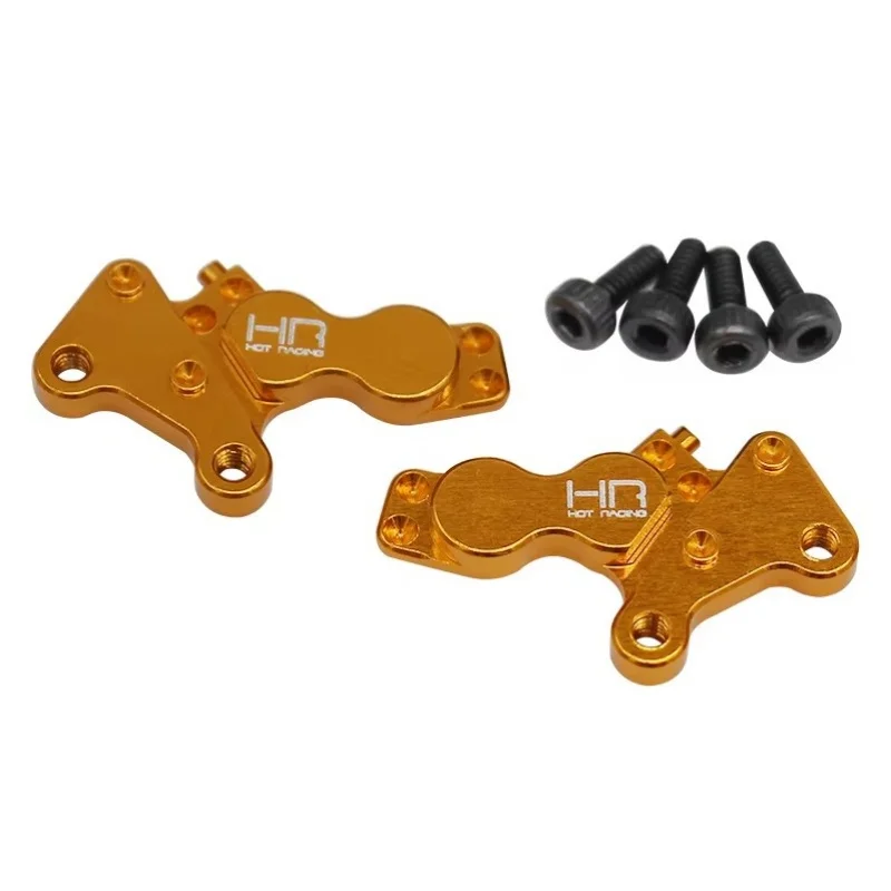 HR Aluminum Gold Brake Caliper for Kyosho 1/8 NSR500 Motorcycle