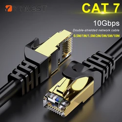 CAT7 Ethernet Cable 10Gb RJ45 Lan Network Cable Networking Ethernet Patch Cord CAT 7 Network Cable For Computer Router Laptop