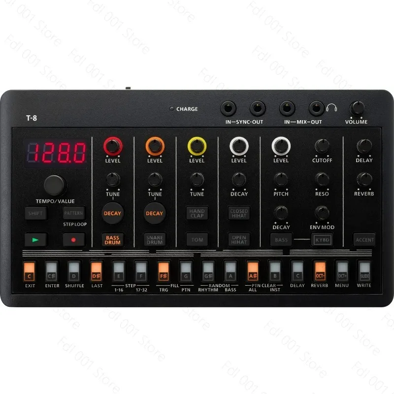 Aira Compact Series Portable Synthesizer Studio Music Accessories,  E-4 Tuner, J-6 Chord Synthesizer
