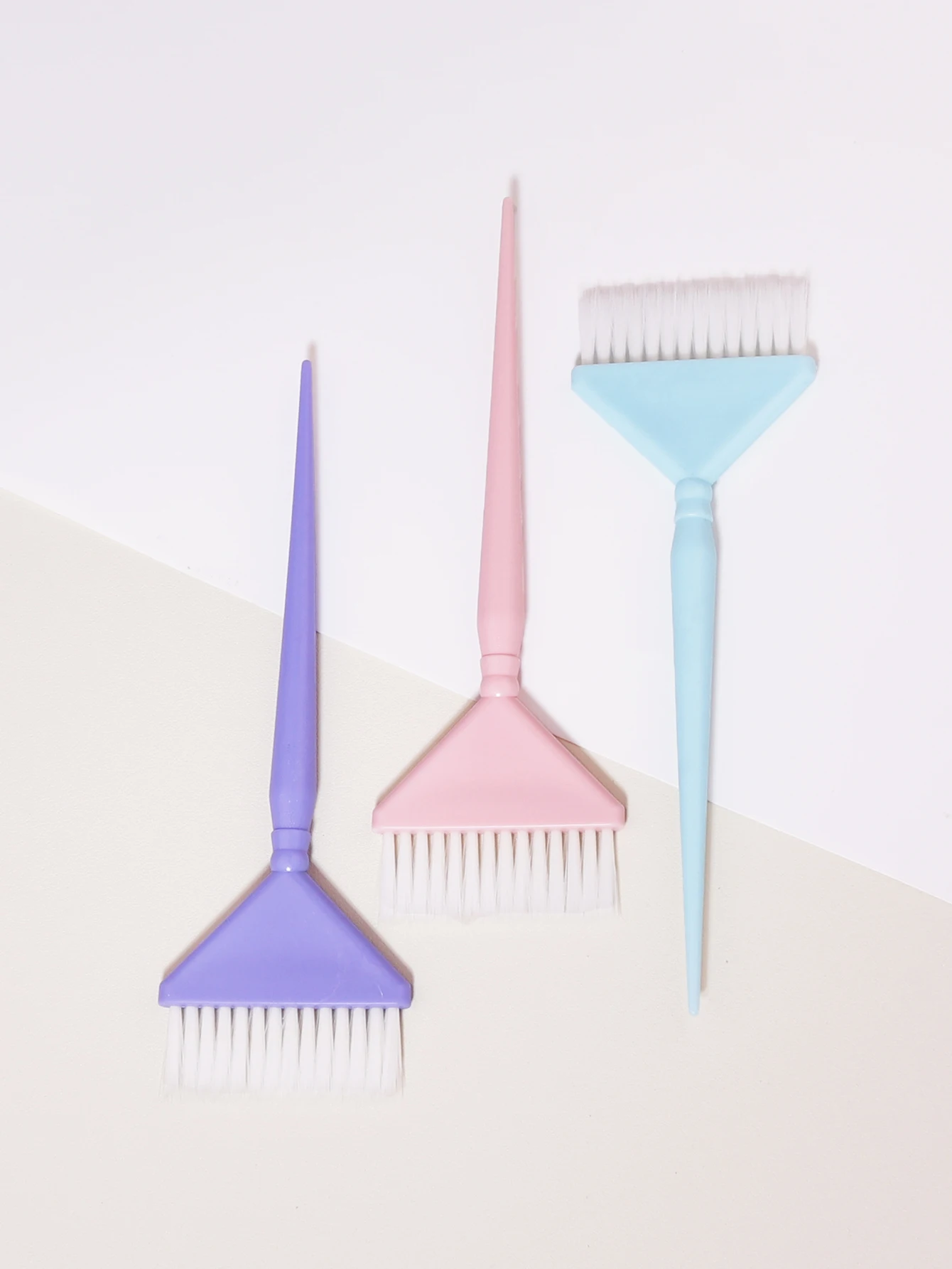 professional hair dye plastic hair brush soft hair dye brush salon hairdresser hair dye accessories Special for real hair wigs