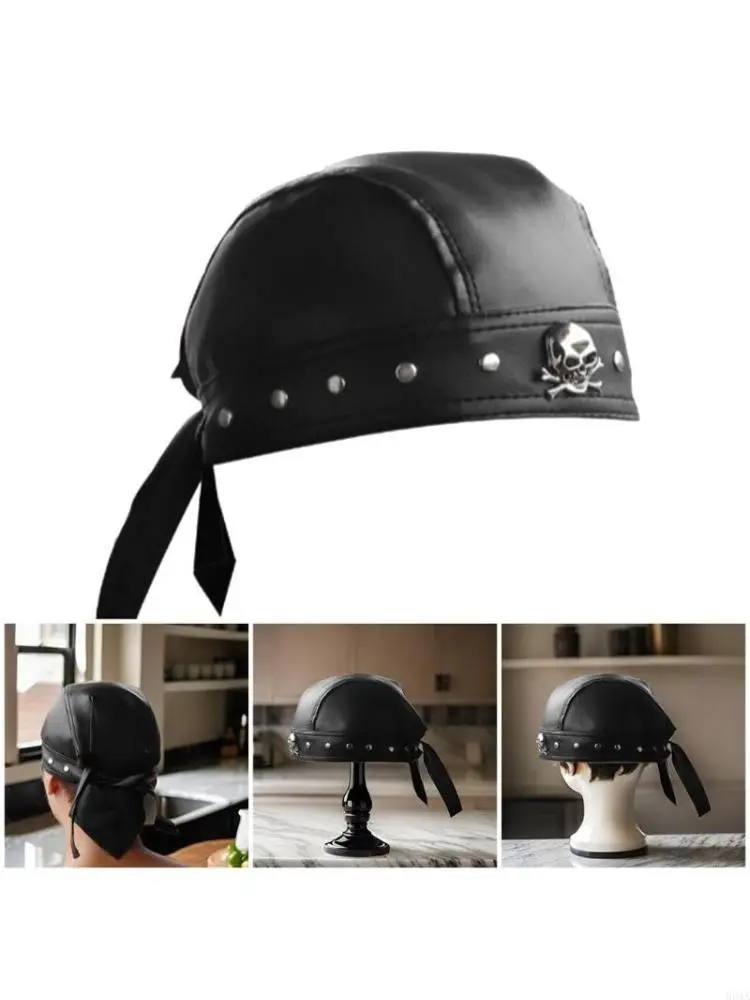 

Doo Rag Skull Beanies Pirate Hat for Street Strolling Outdoor Walk Skull Hat 964A