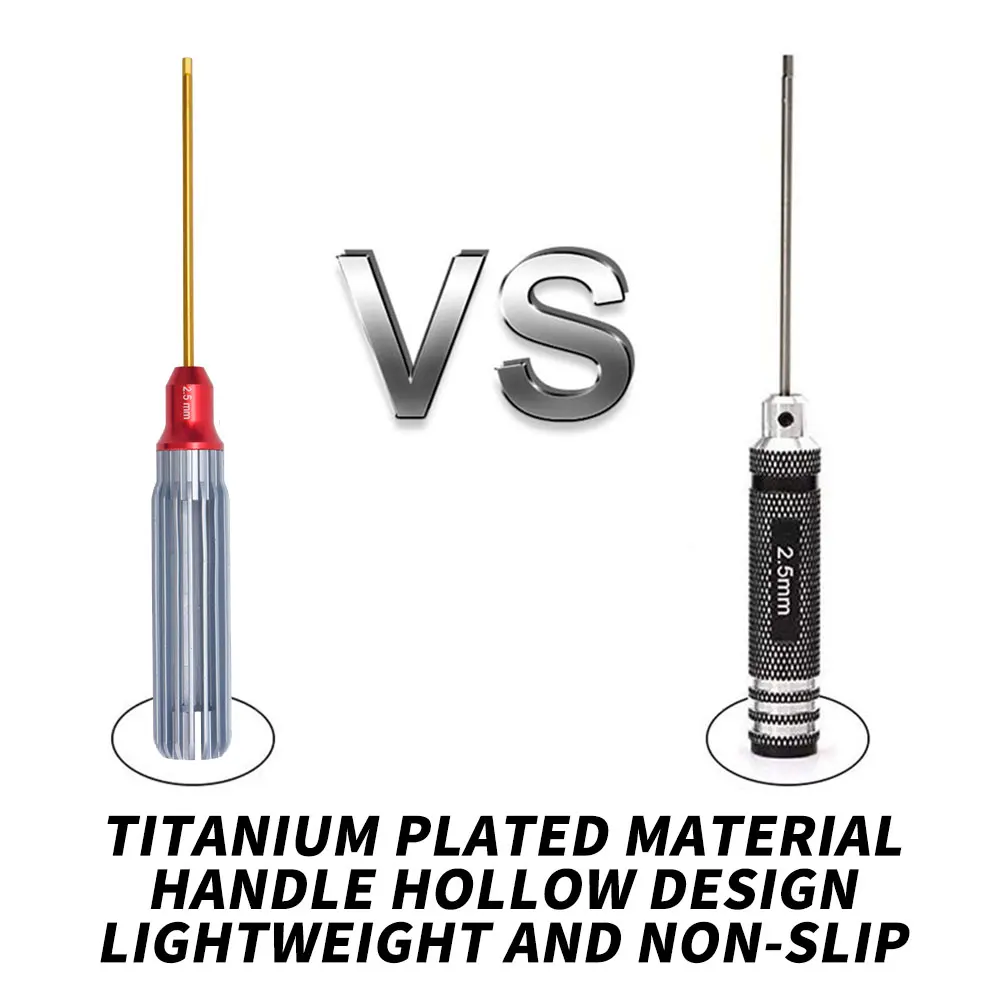 Hex Screw Driver Screwdriver Set 1.5mm 2.0mm 2.5mm 3.0mm Hexagon Tool Kit For FPV Racing Drone Heli Airplanes Cars Boat RC Parts
