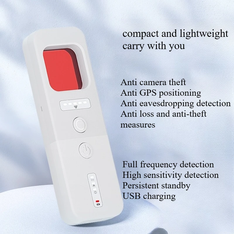 ‌Hotel Infrared Camera Detector‌ - Anti-Peeping Device, RF Signal Scanner, Hidden Spy Camera Finder, Travel Security Must-Have