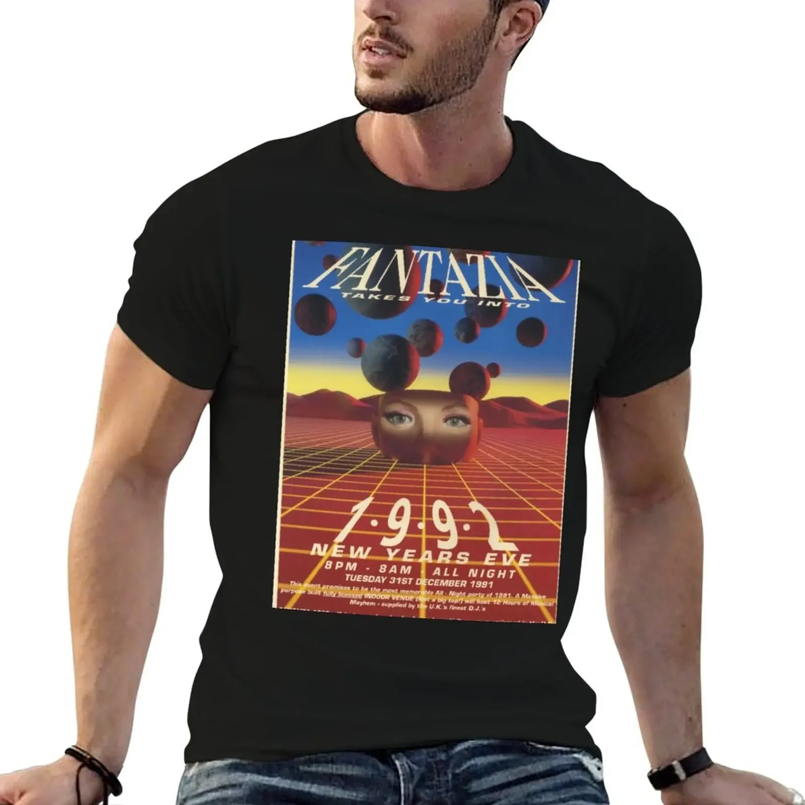 

Fantazia rave T-Shirt Blouse graphic t shirts vintage sublime cotton t shirt men