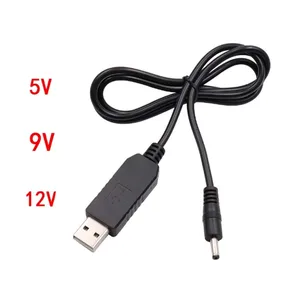 5.5*2.1mm USB DC 5V〜12V 9V電源ケーブルRouter WiFi Modem Fan Adapter Wire USB Boost Module Converter 10の最高の販売USBから9V -№5