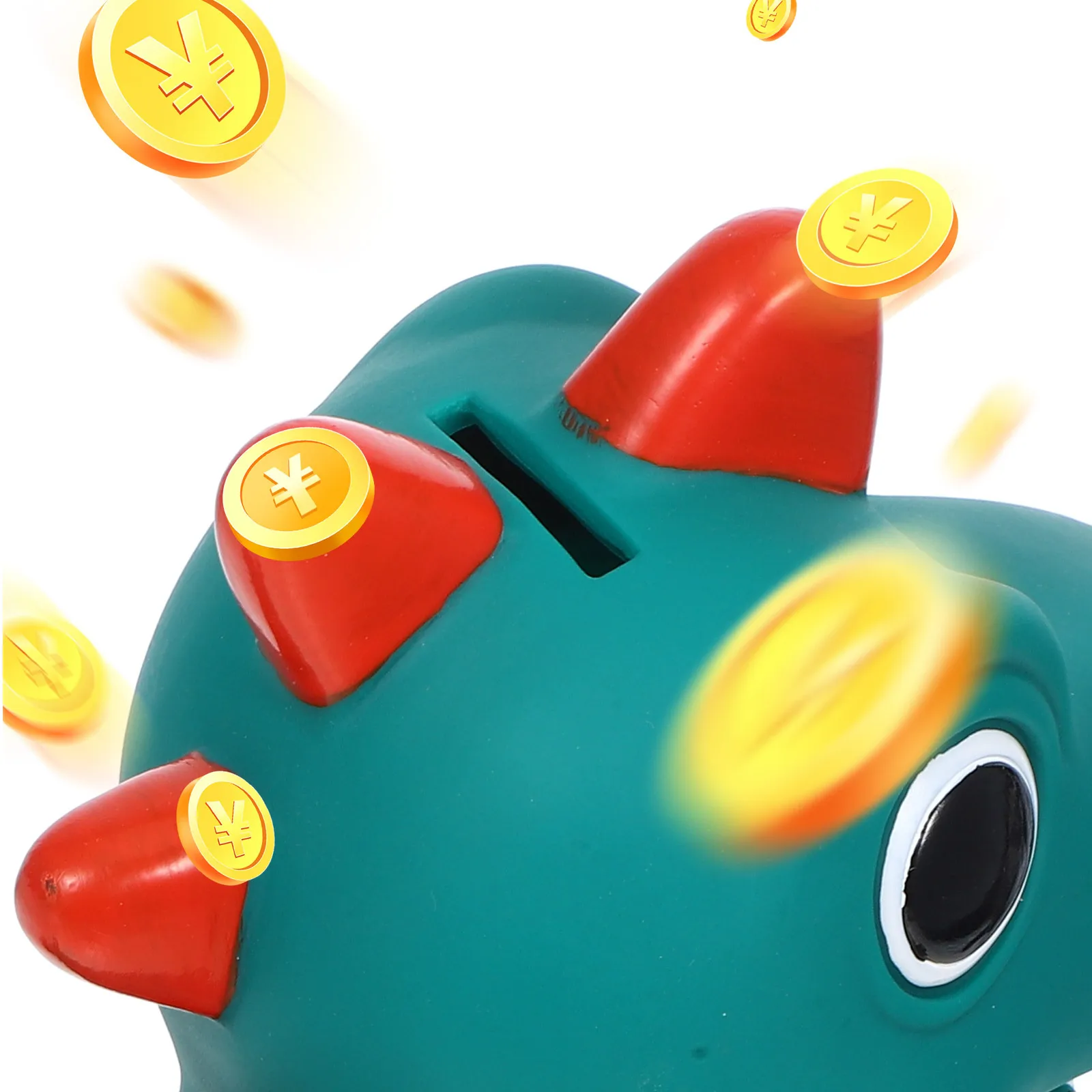 

Dinosaur Shaped Piggy Bank High Quality Vinyl Money Box for Children Safe Shockproof Design Cute Decorative Coin Jar for Room