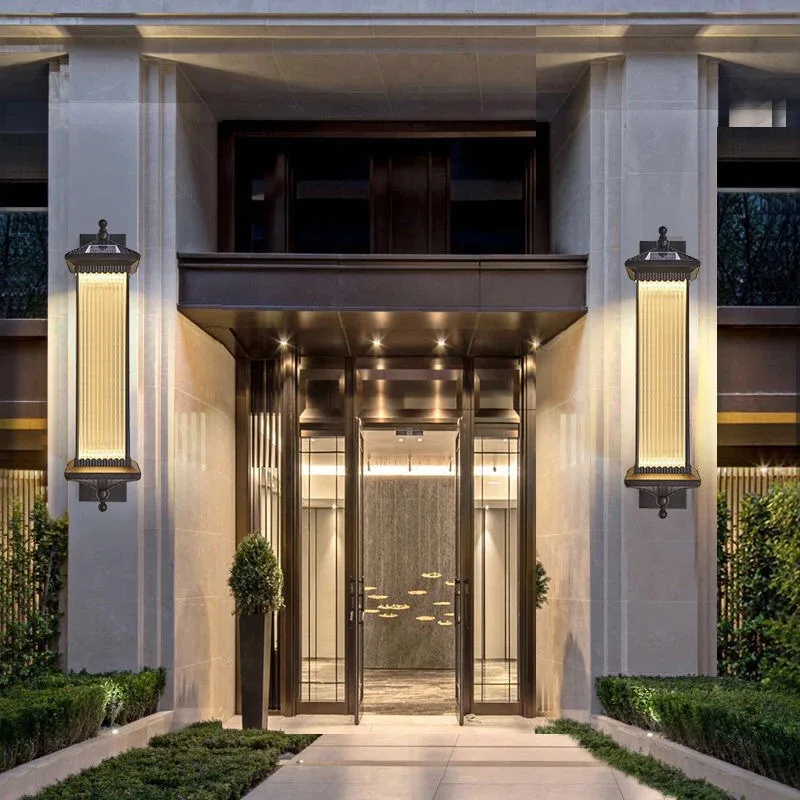 

Retro Waterproof Outdoor Wall Lamp European Balcony Villa Garden Wall Light Courtyard Exterior Wall Lamp Corridor Aisle Lighting