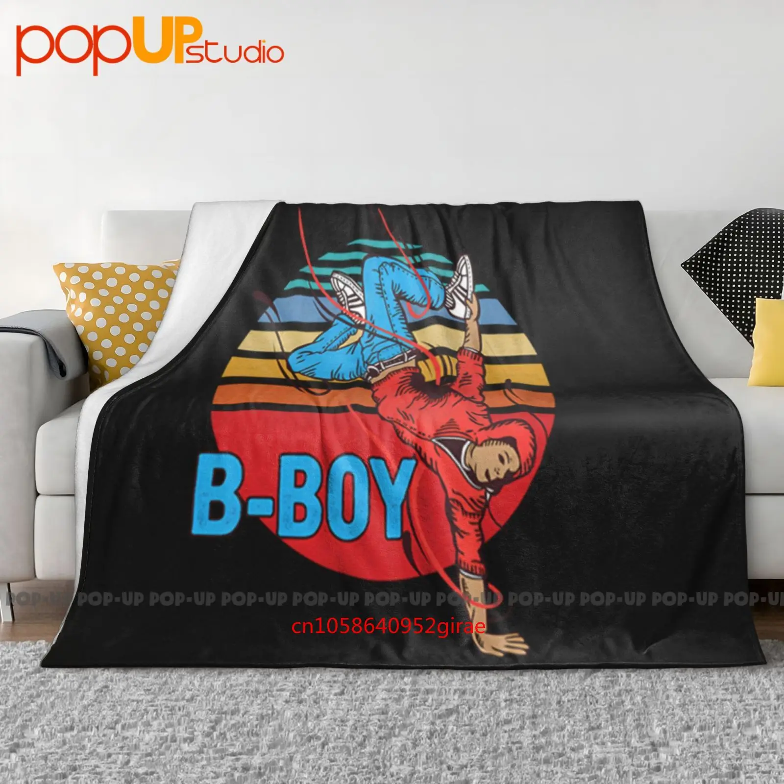Break Dancing Heartbeat Dancers Jazz Hiphop Ballet Music Retro Bboy Ultra-Soft Blanket Quilt Winter Sofa Cover Bed Covers
