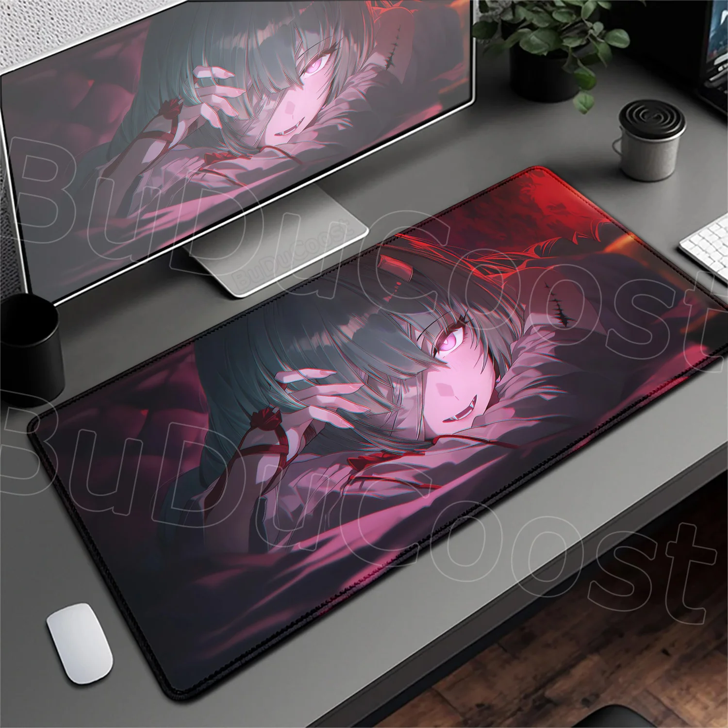 

XXL Gaming Wuthering Waves Game Laptop DeskMat Popular HD Printing Phrolova MousePad Non-Slip speed Rubber cute Girl KeyboardMat