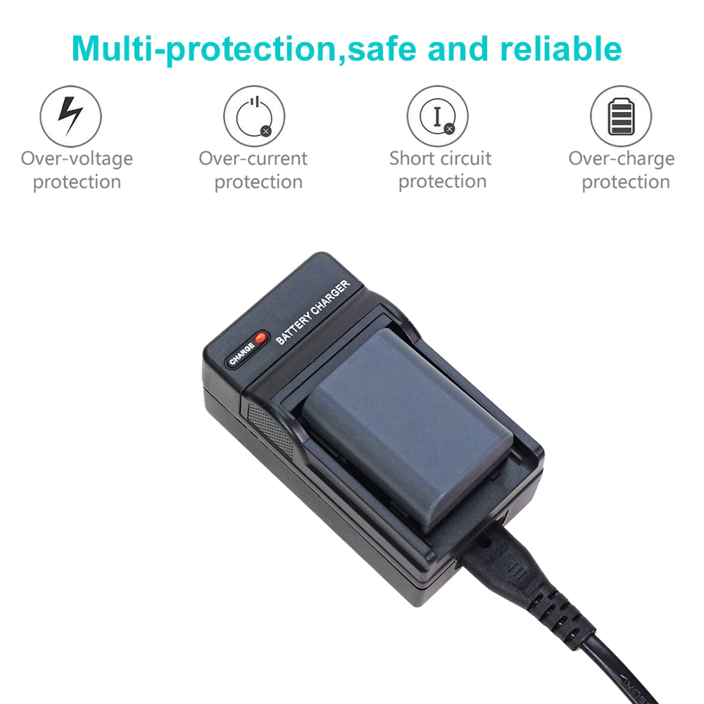 4 قطعة NB-2L NB2L NB-2LH NB 2LH NB2LH بطارية + الجدار شاحن لكانون Elura 40MC 50 60 65 70 80 85 90 العلامة التجارية الجديدة